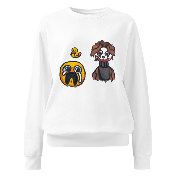 Unisex garment-dyed sweatshirt
