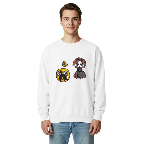 Unisex garment-dyed sweatshirt