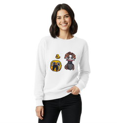 Unisex garment-dyed sweatshirt