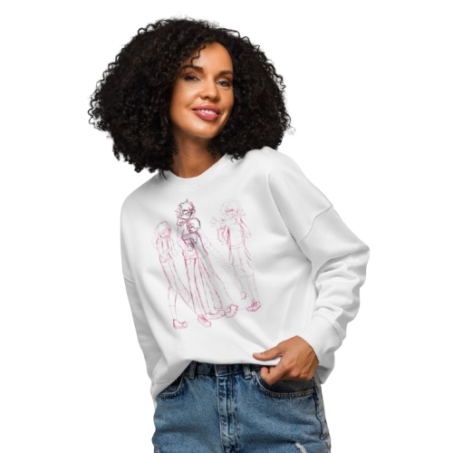 Women’s organic crew neck sweatshirt